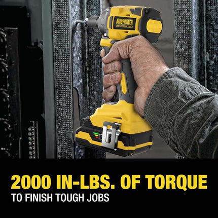 ALLOYPOWER 20V Brushless Impact Drill Set
