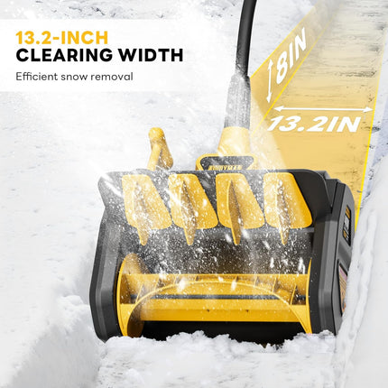 Alloyman 13.2" 40V Cordless Snow Shovel Kit