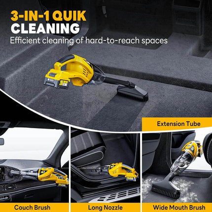 Alloyman 20V Cordless Handheld Vacuum Kit