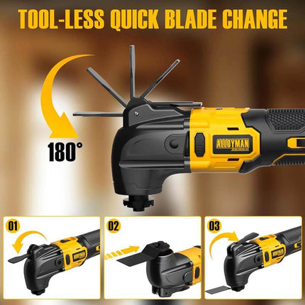 ALLOYMAN 20V Brushless Cordless Oscillating Tool