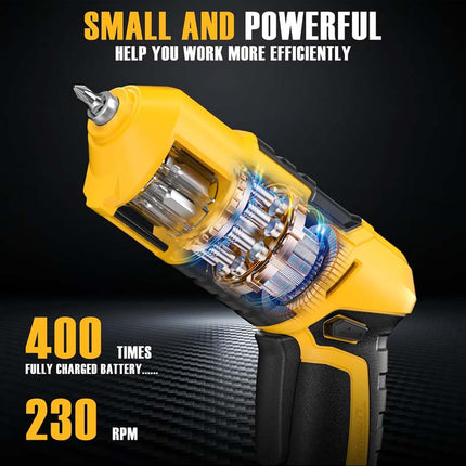 Kit destornillador eléctrico de 4V Alloyman