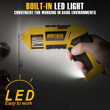 Kit destornillador eléctrico de 4V Alloyman