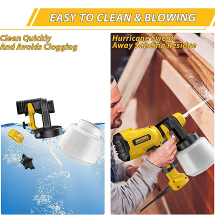 ALLOYPOWER 700W HVLP Paint Sprayer