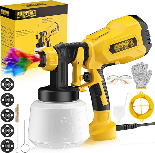 ALLOYPOWER 700W HVLP Paint Sprayer