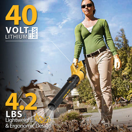 Soplador de Hojas Inalámbrico Alloyman 40V 500CFM