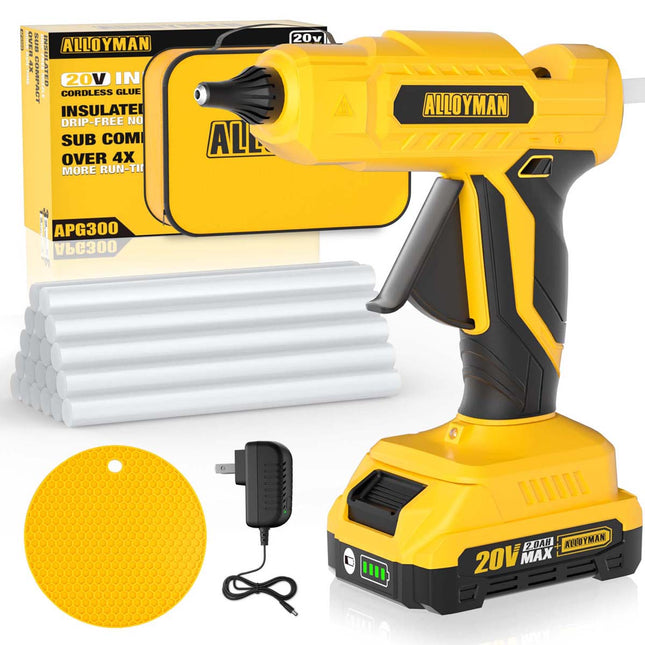 Alloyman 20V Cordless Glue Gun