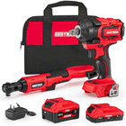 Alloyman 20V Cordless 2-Tool Combo Kit: 3/8