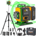 Nivel Láser Verde Alloyman 4x360° - 16 Líneas Autonivelante (Trípode Incluido)