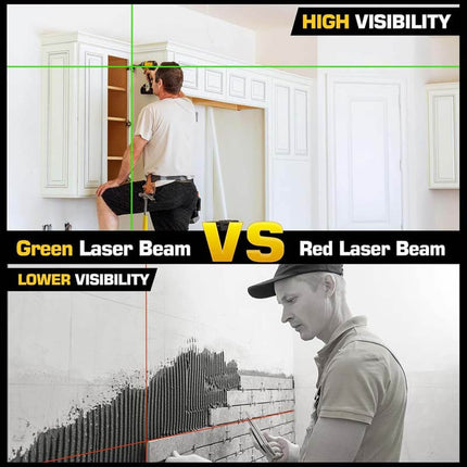 Alloyman 100ft Green Cross Line Laser Level