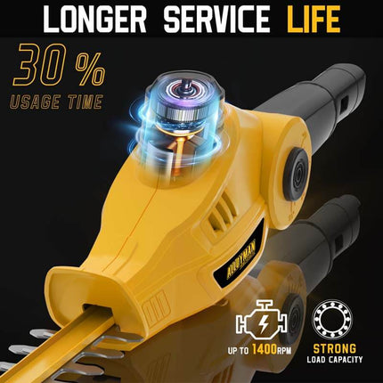 Cortasetos de pértiga telescópica ALLOYMAN 20V MAX