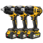 Alloyman Impact Wrench - With 6 Sockets, 3 Extension Bars, 4.0 Li-ion Battery and 1 Hour Fast Charger