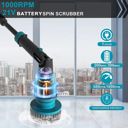 Fregadora Eléctrica de Rotación BEI&HONG de 20 V y 1000 RPM