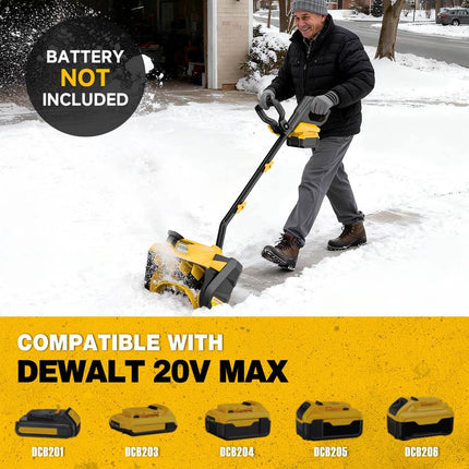 12" Cordless Snow Blower for DeWalt (Tool Only)