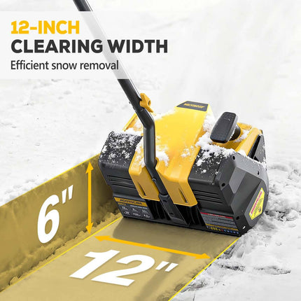 12" Cordless Snow Blower for DeWalt (Tool Only)