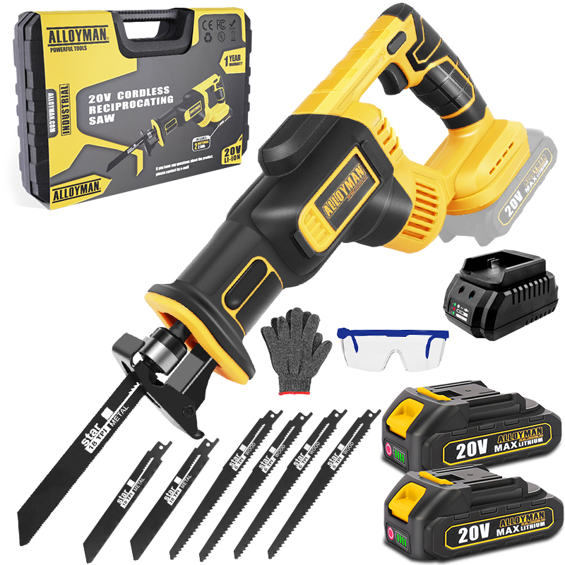 Alloyman Cordless Reciprocating Saw 20Volts