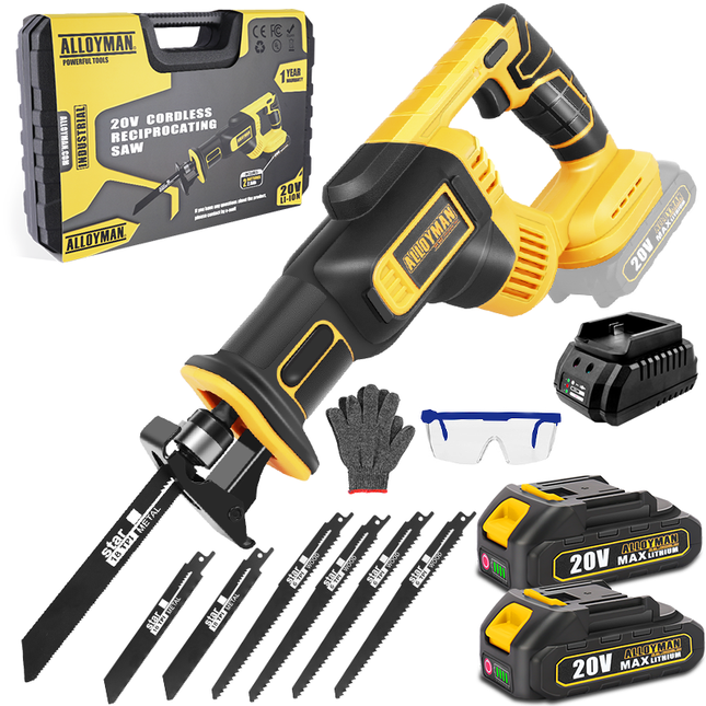 Alloyman Cordless Reciprocating Saw 20Volts