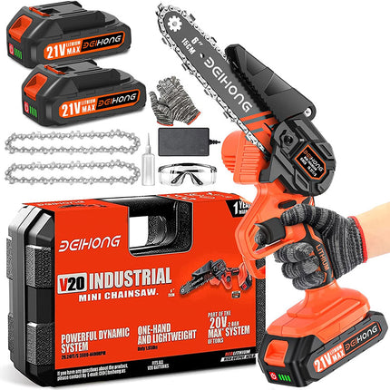 Bei & Hong 6-Inch 21V Cordless Mini Chainsaw