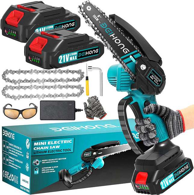 Bei & Hong 6-Inch 21V Cordless Mini Chainsaw