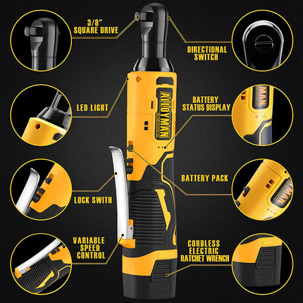 Alloyman 16.8V Extended Ratchet Wrench
